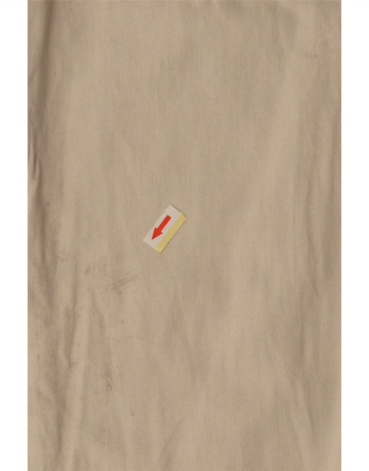 Pantaloni tăiați pentru femei cu talie înaltă ZARA EU 36 XS W26 L25 Bej