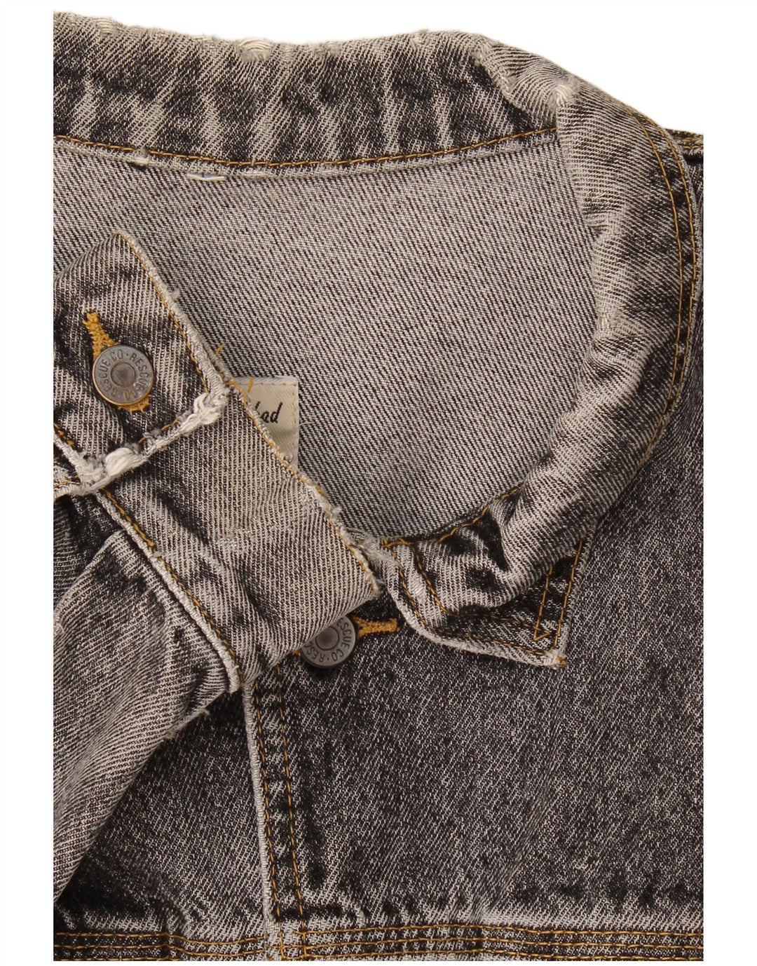 Jachetă de blugi vintage pentru bărbați UK 40 mare, gri