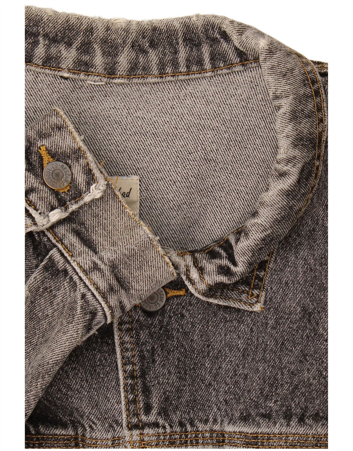 Jachetă de blugi vintage pentru bărbați UK 40 mare, gri