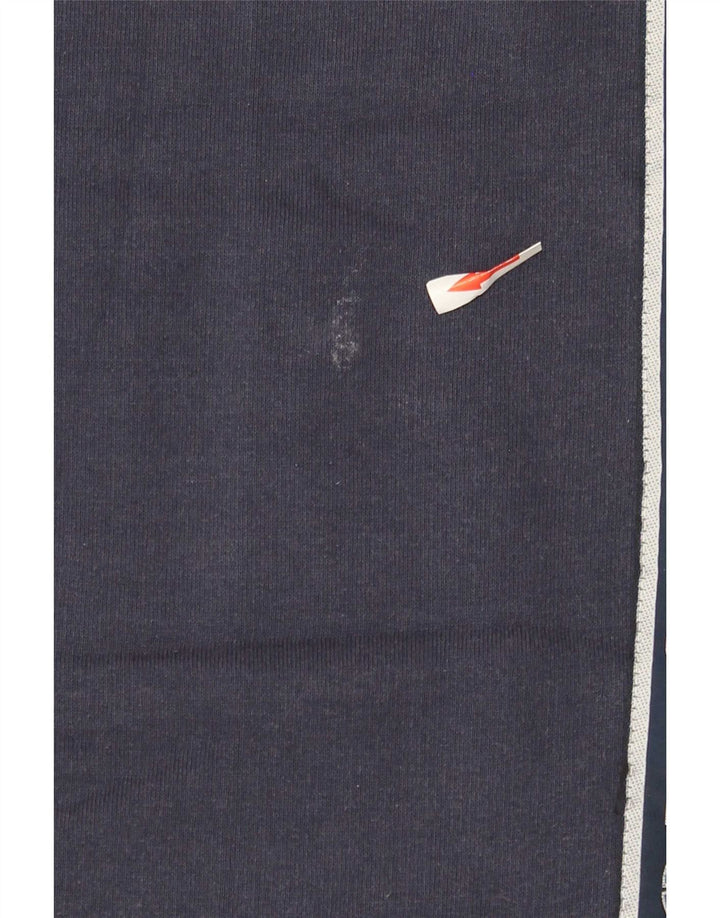 Pantaloni de trening grafic Asics pentru bărbați, medii, bleumarin, în dungi