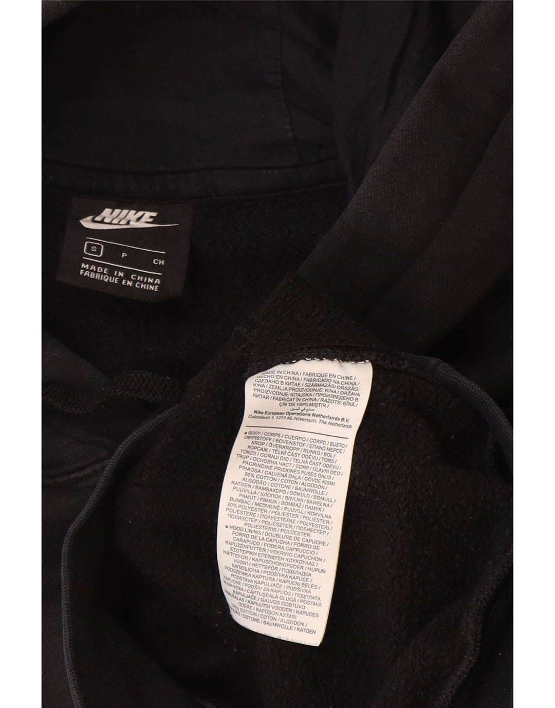 Pulover Nike pentru bărbați, mic, negru, bumbac