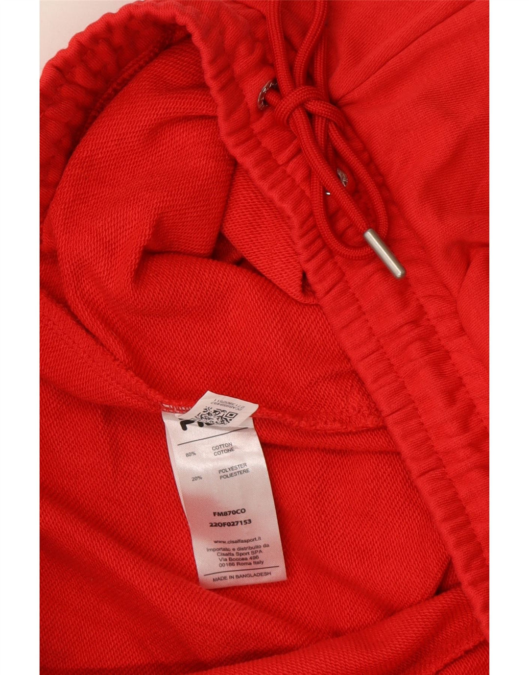 Pantaloni scurți sport Fila pentru bărbați, roșu mediu, bumbac
