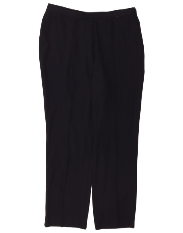 Marks & Spencer Pantaloni casual cu talie înaltă pentru femei UK 16 Large W34 L28 Bleumarin