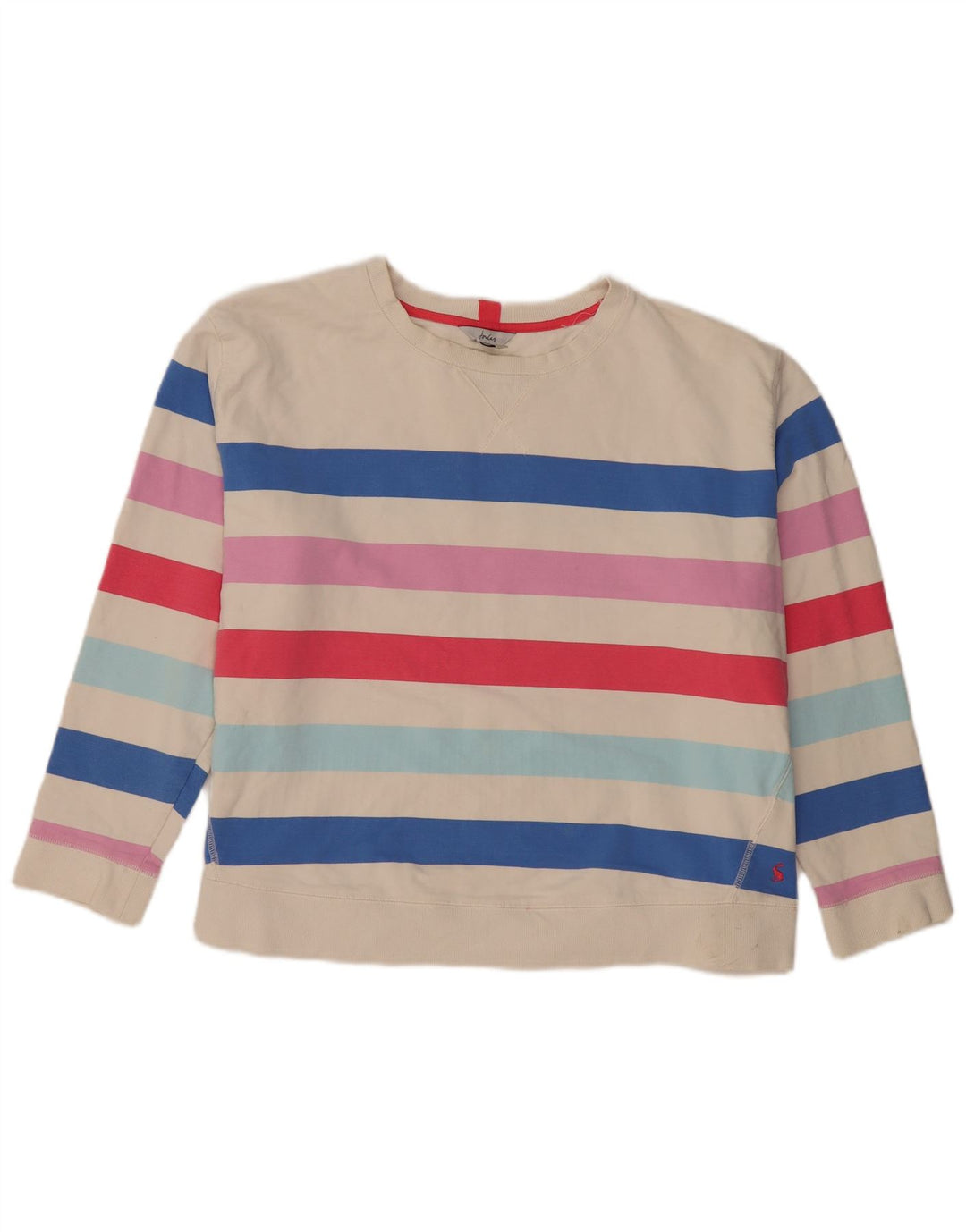 Pulover pentru damă Joules, 20 UK 20 2XL, bumbac cu dungi multicolore