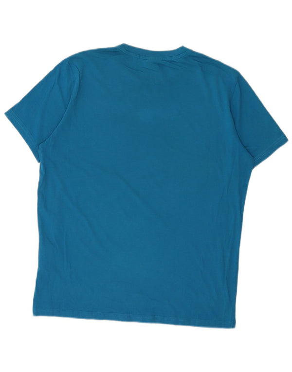 Tricou Bărbați CHAMPION Top Medium Blue Bumbac