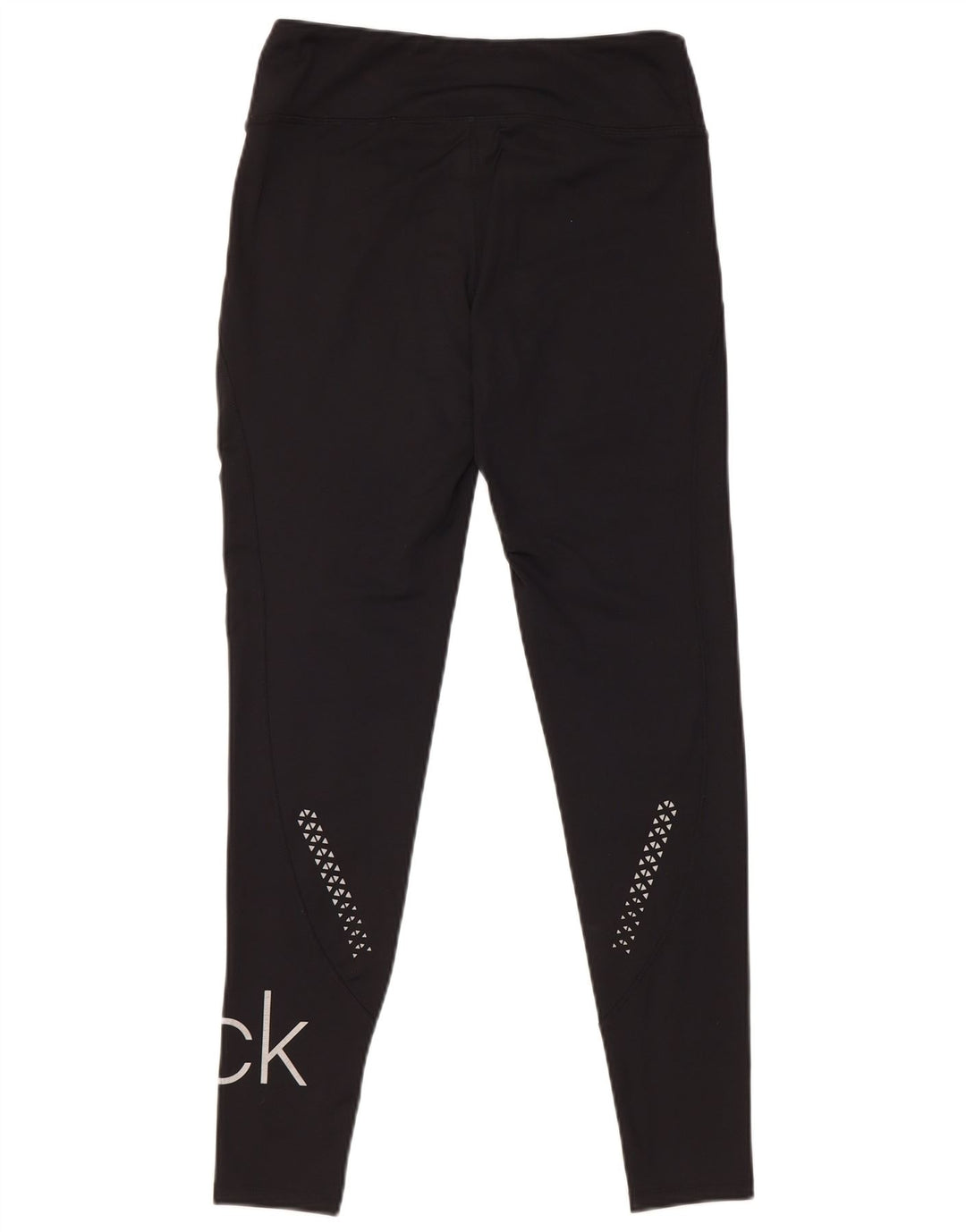 Calvin Klein Leggings Golf Graphic pentru femei UK 10 Poliester negru mic