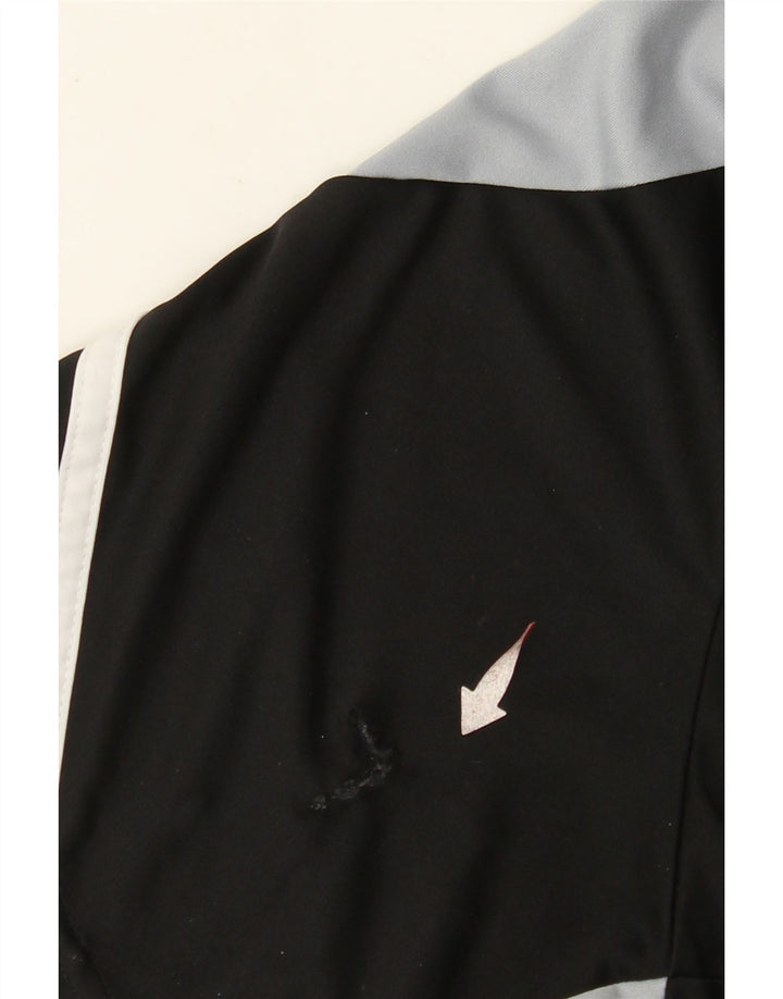 Tricou grafic ADIDAS Climalite pentru bărbați Top XL Negru Poliester color bloc