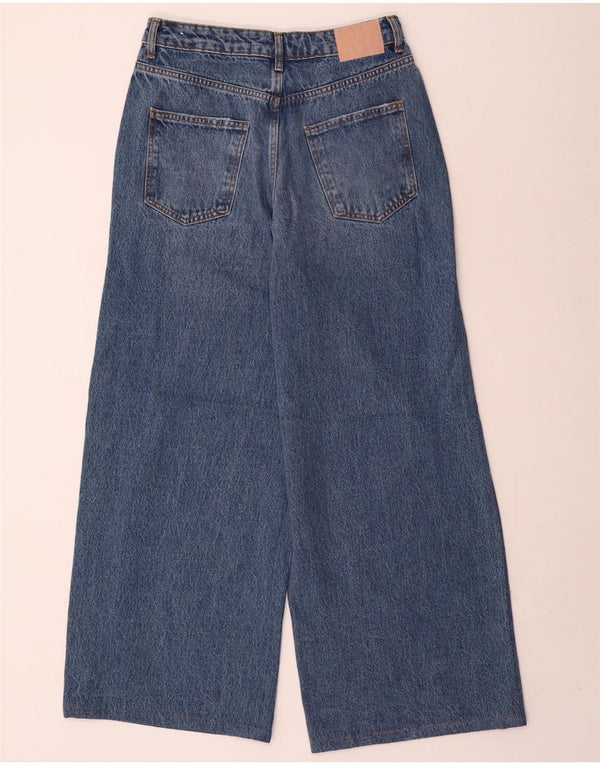 Blugi pentru femei Zara cu picioare late EU 38 Mici L28 L29 Bumbac albastru