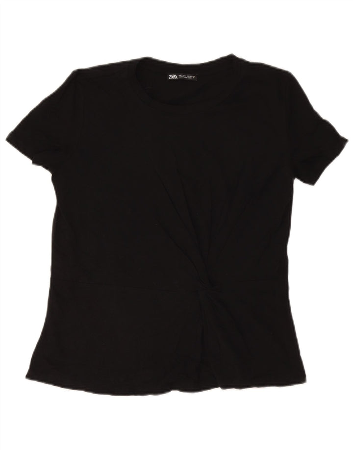 Tricou supradimensionat pentru femei Zara UK 10 Small Black