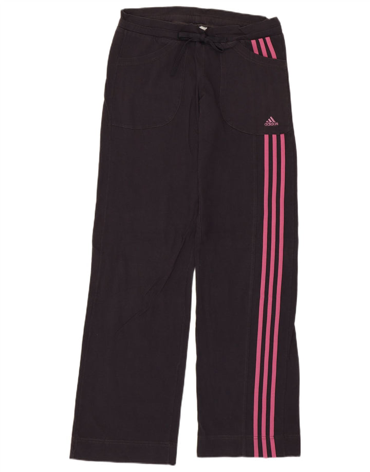 Pantaloni de trening Adidas pentru femei UK 10 Small Black Bumbac