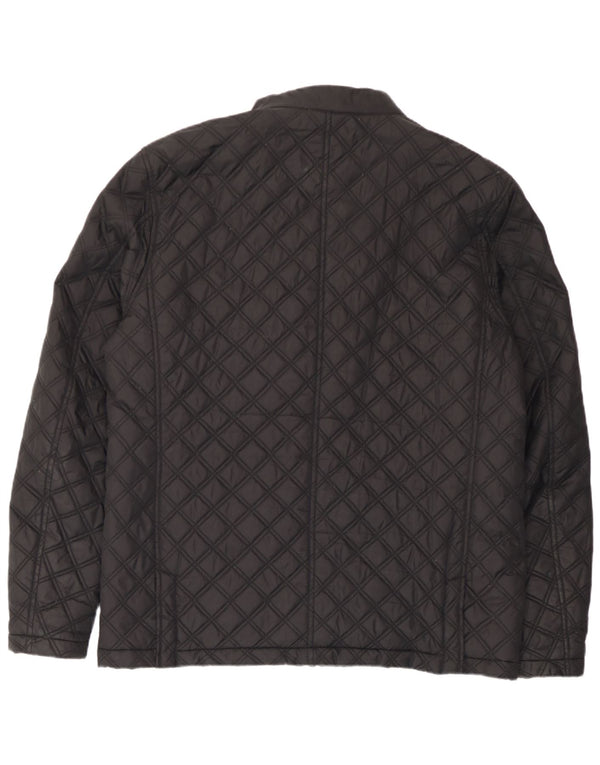 Jachetă matlasată Superdry pentru bărbați UK 44 2XL Nylon negru