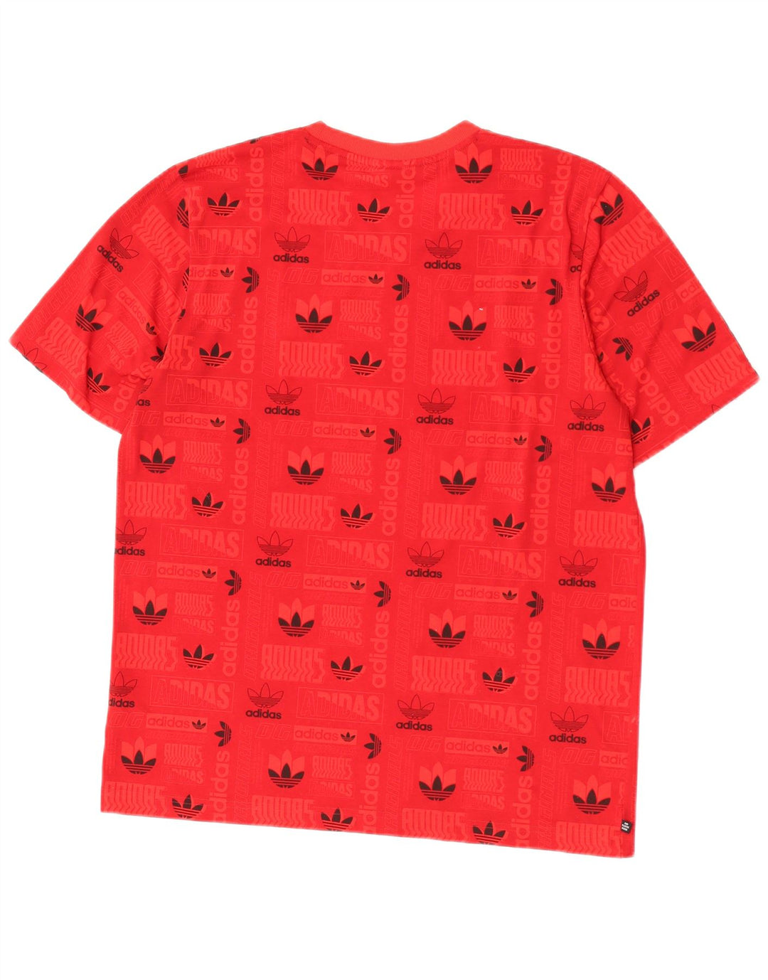 Tricou cu grafică pentru bărbați Adidas Regular Top Poliester roșu mediu