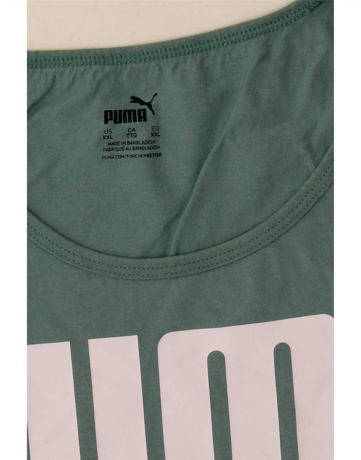Vesta grafică pentru bărbați Puma, 2XL, verde