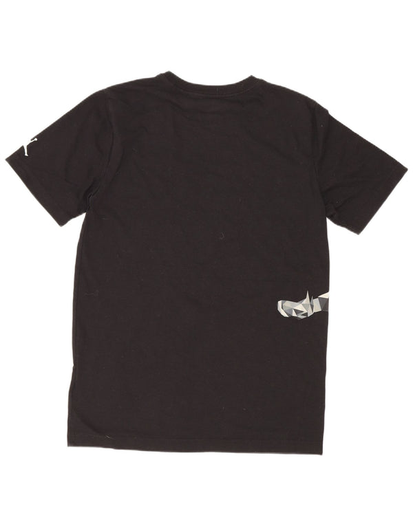 Tricou grafic Jordan pentru băieți Top 13-14 ani XL bumbac negru