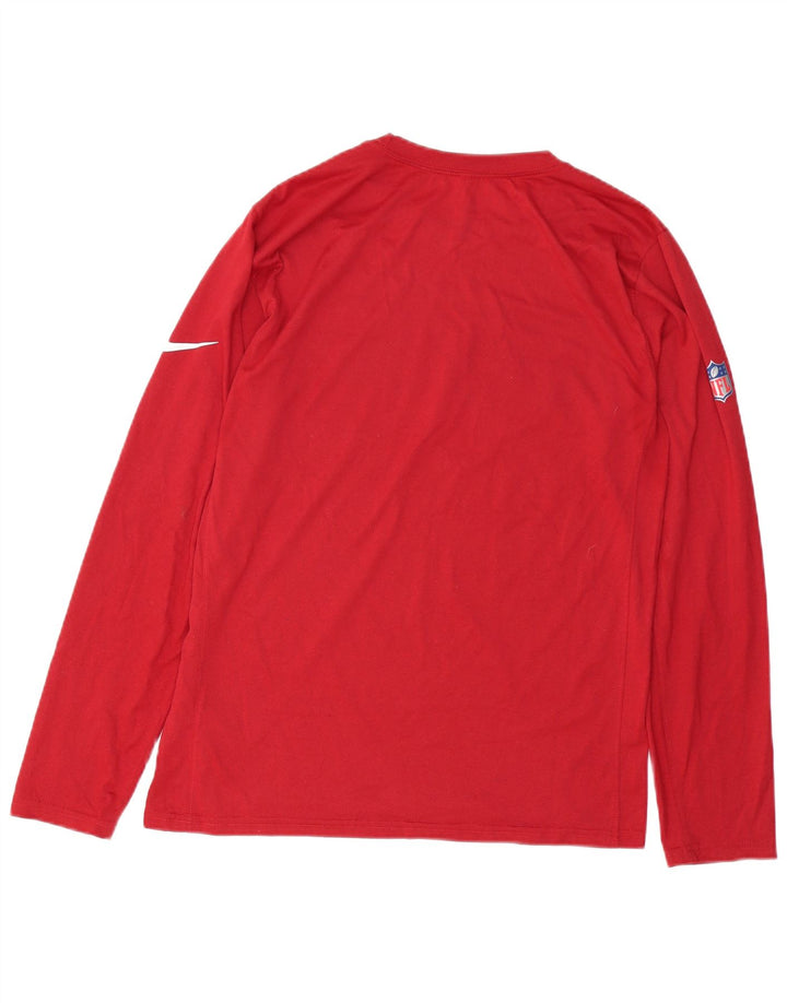 Tricou Nike pentru bărbați Arizona Cardinals Graphic Top cu mânecă lungă, poliester roșu mediu