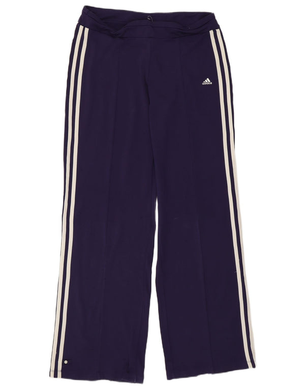 Pantaloni de trening Adidas pentru femei UK 12 Medium Bleumarin Poliester