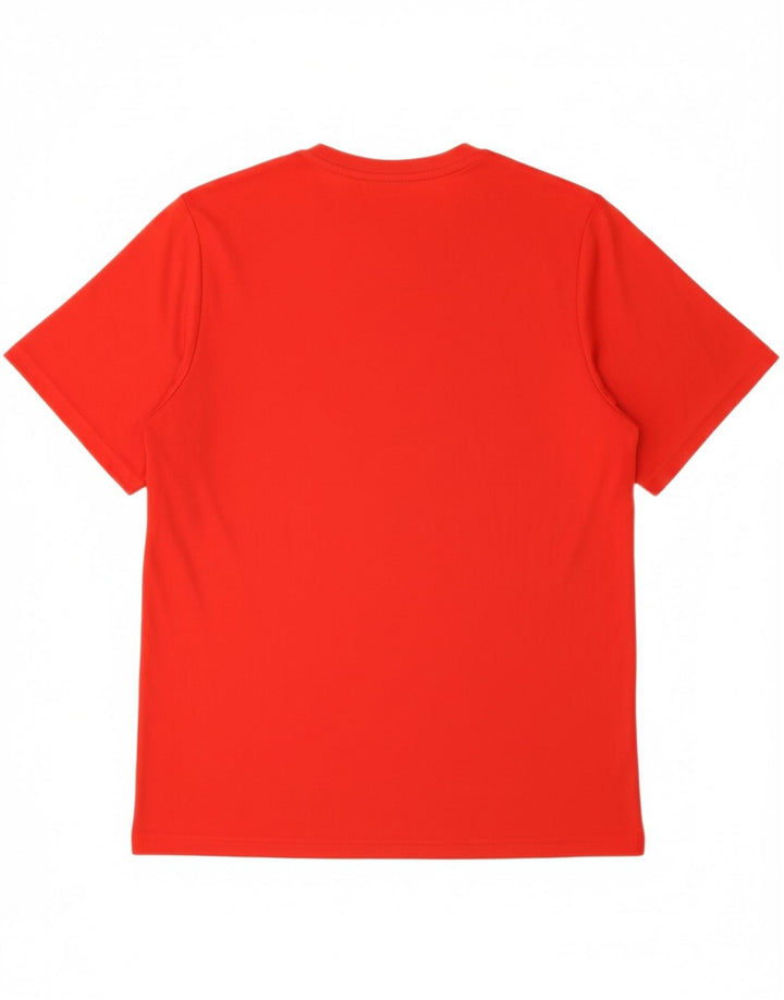 ADIDAS Mens Climalite T-Shirt Top XL Red Polyester