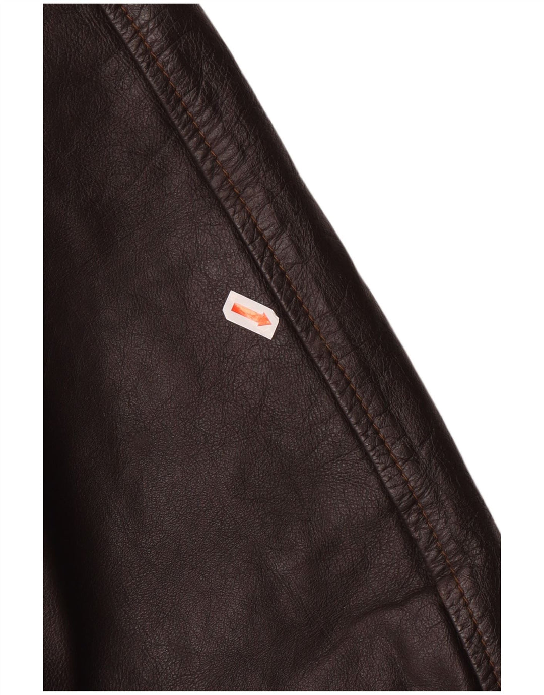 Jachetă de piele pentru bărbați VINTAGE UK 42 XL din piele maro