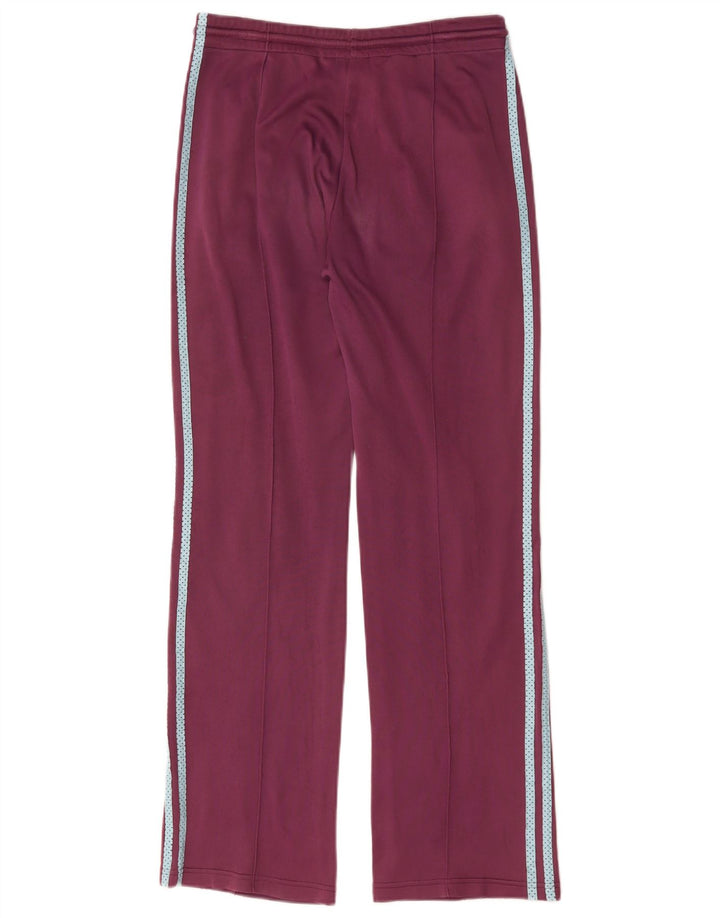 Pantaloni de trening Adidas pentru femei UK 14 Medium Burgundy Poliester