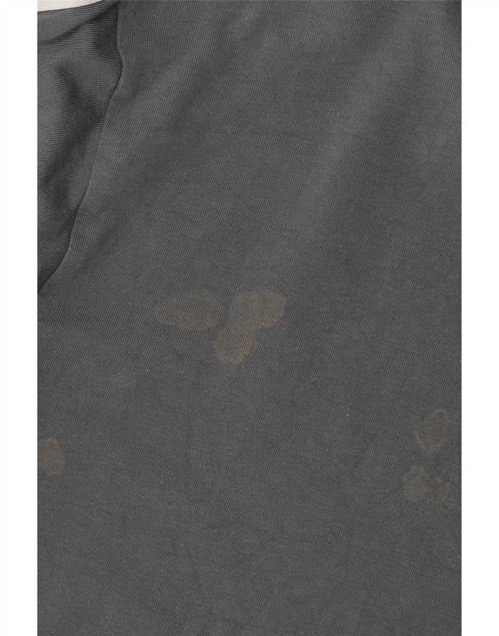 Top femei Adidas cu mânecă lungă UK 16 mare bumbac gri
