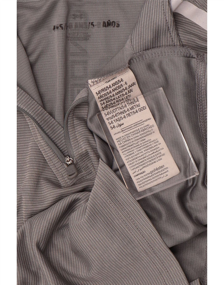 Tricou Under Armour pentru băieți, cu pulover grafic, 5-6 ani, cu dungi gri