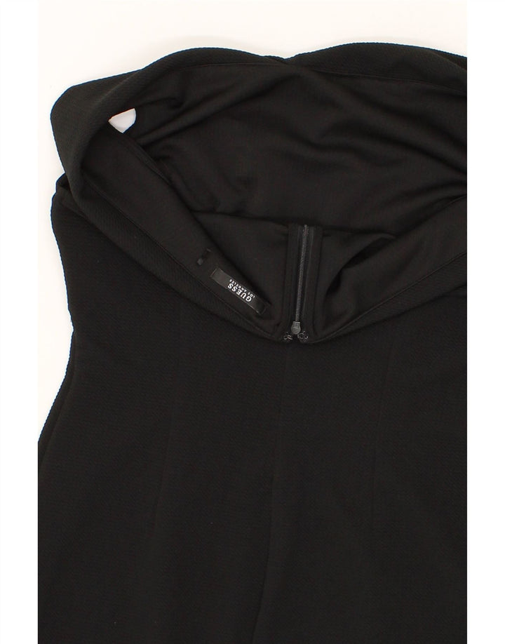 GUESS Womens Off Shoulder Dress IT 42 Medium Black Polyester Vintage Guess and Second-Hand Guess from Messina Hembry 