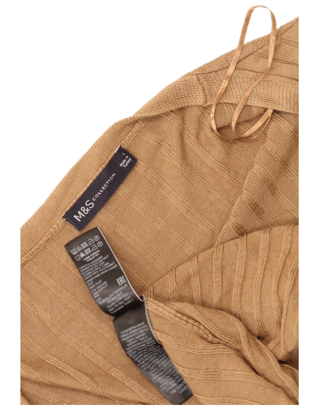 Pulover cardigan cu paragate pentru femei Marks & Spencer UK 16 Maro mare