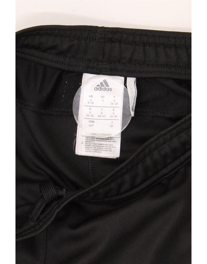 Pantaloni de trening Adidas Climacool pentru femei UK 8/10 Poliester negru mic