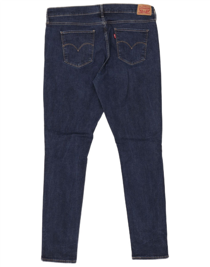 Jeans skinny model 311 pentru femei LEVI'S W34 L32 bumbac bleumarin