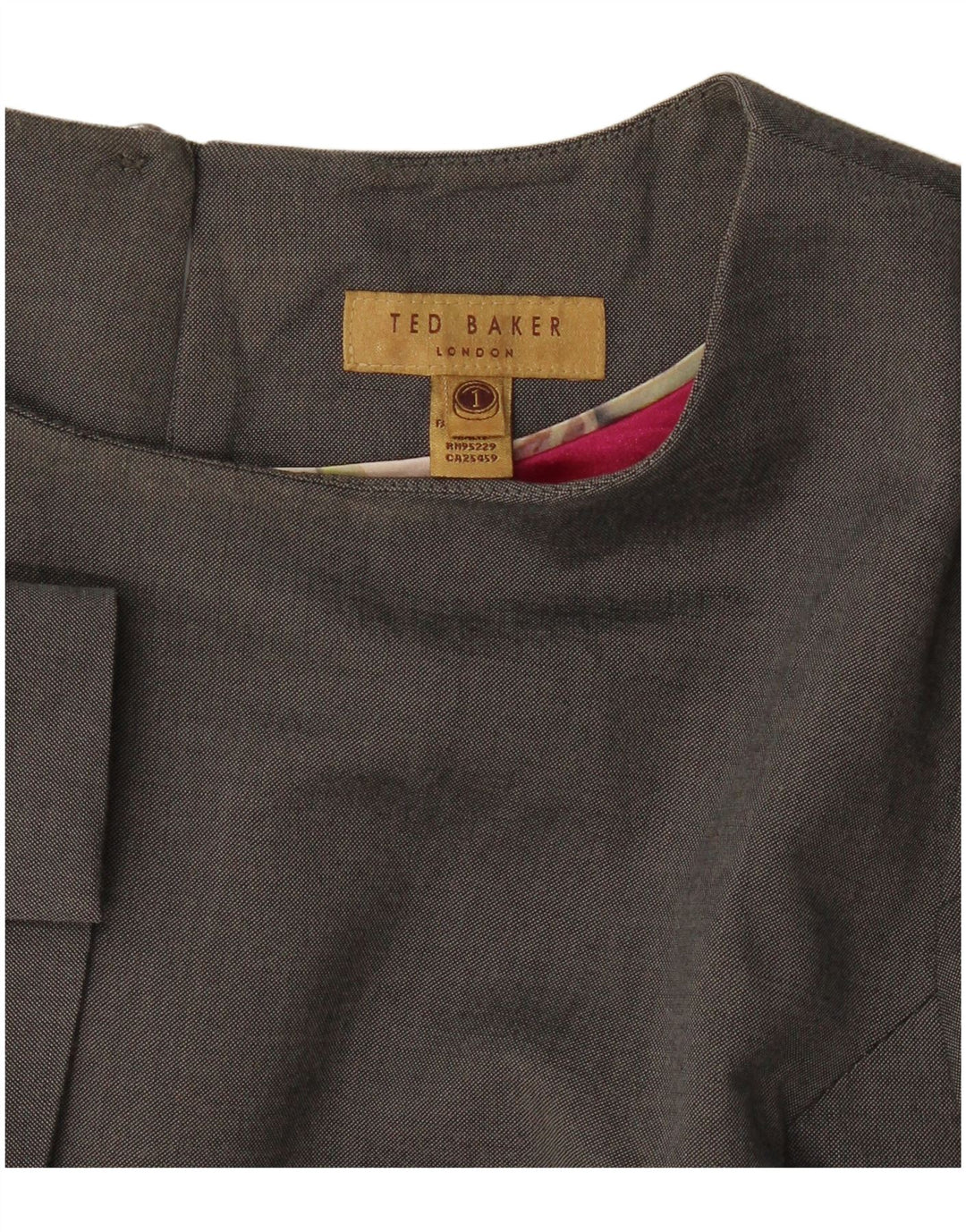Rochie supradimensionată pentru femei Ted Baker Mărimea 1 XS gri