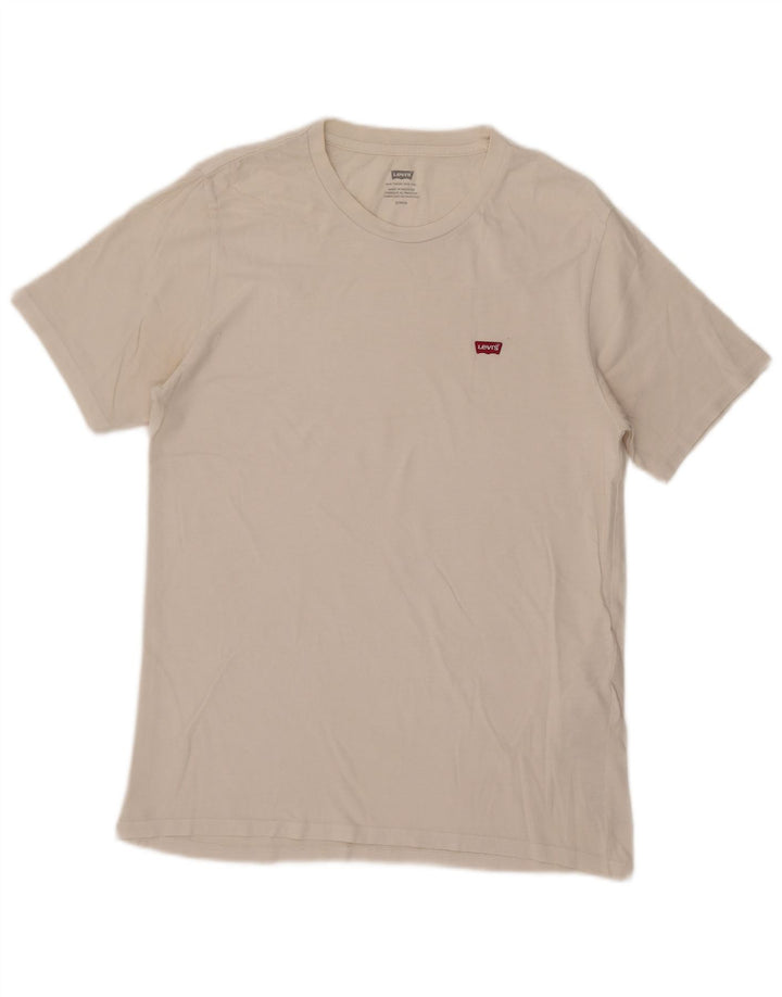 Tricou pentru bărbați Levi's Top mic din bumbac alb