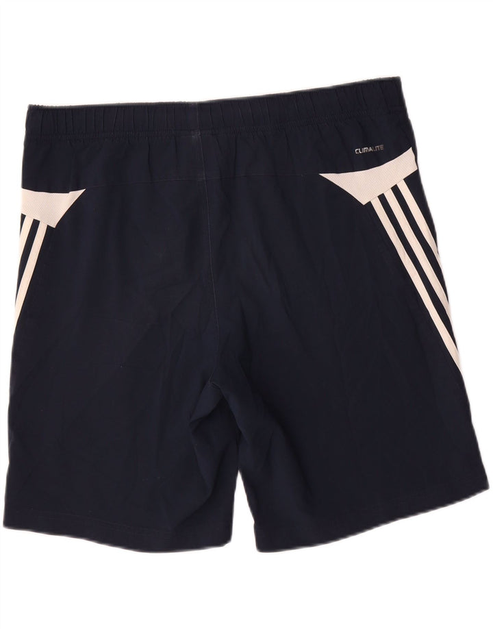 Pantaloni scurți sport Climalite ADIDAS pentru bărbați, albastru marin, poliester color bloc