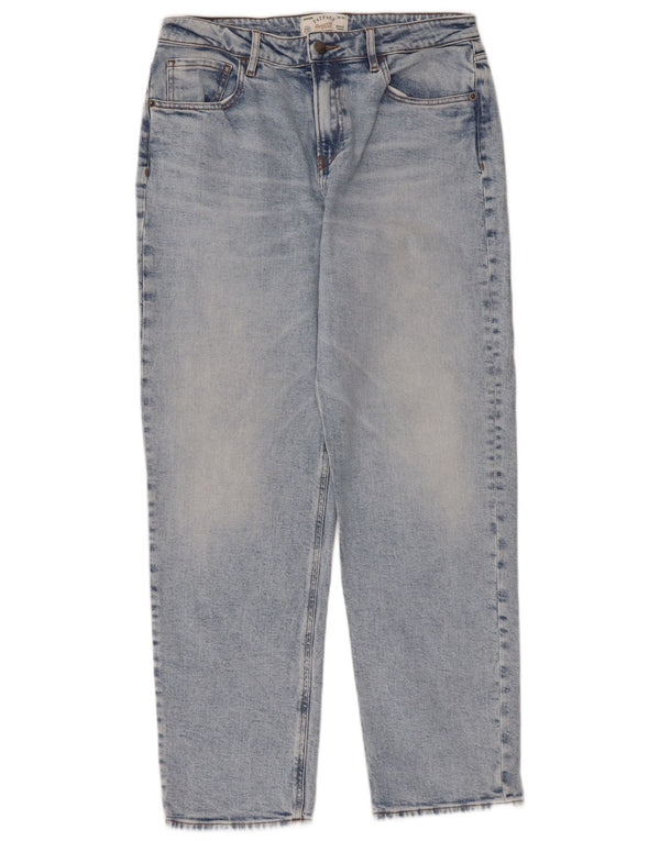 Fat Face Ludlow Blugi drepti pentru femei UK 12 Medium W32 L29 Blue Bumbac
