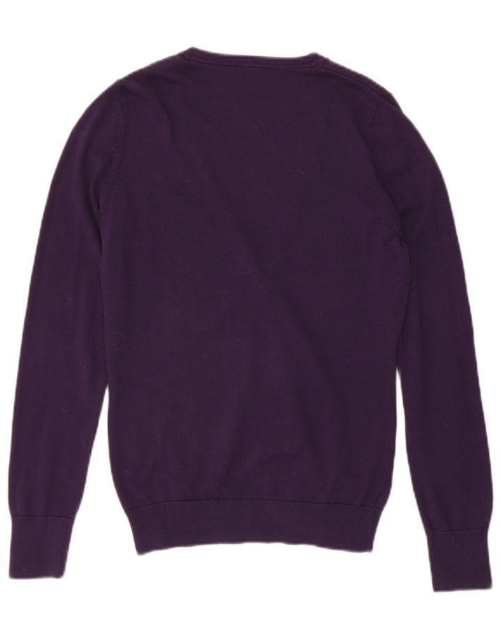 ESPRIT Womens Cardigan Sweater UK 12 Medium Purple