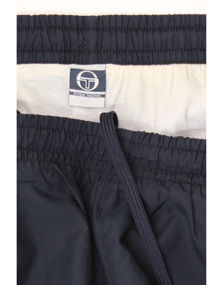 Sergio Tacchini Pantaloni de trening pentru bărbați Pantaloni de jogging Mari Poliester bleumarin