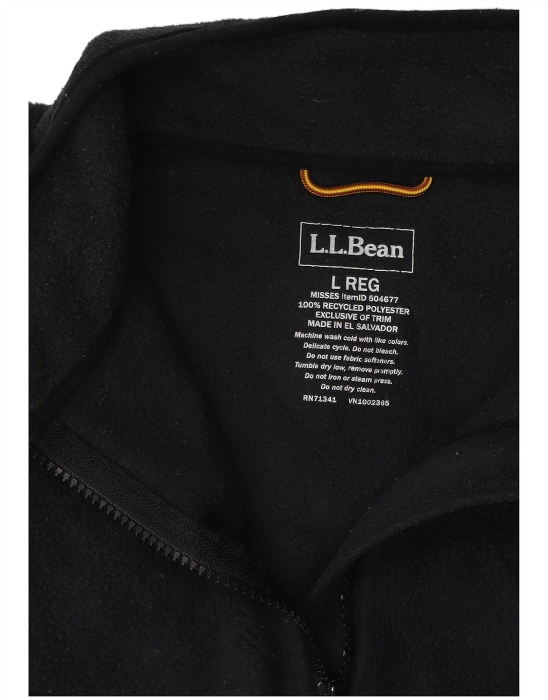Jachetă polară pentru femei L.L.BEAN UK 16 Poliester negru mare