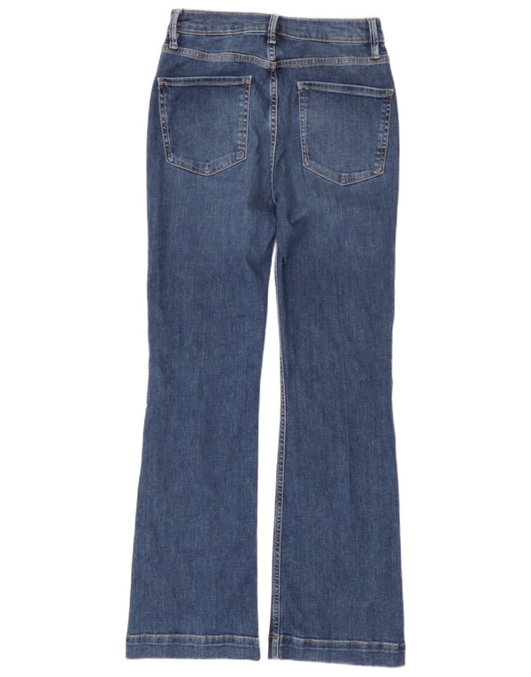 Blugi evazați pentru femei Marks & Spencer UK 10 Small W28 L31 Blue Bumbac