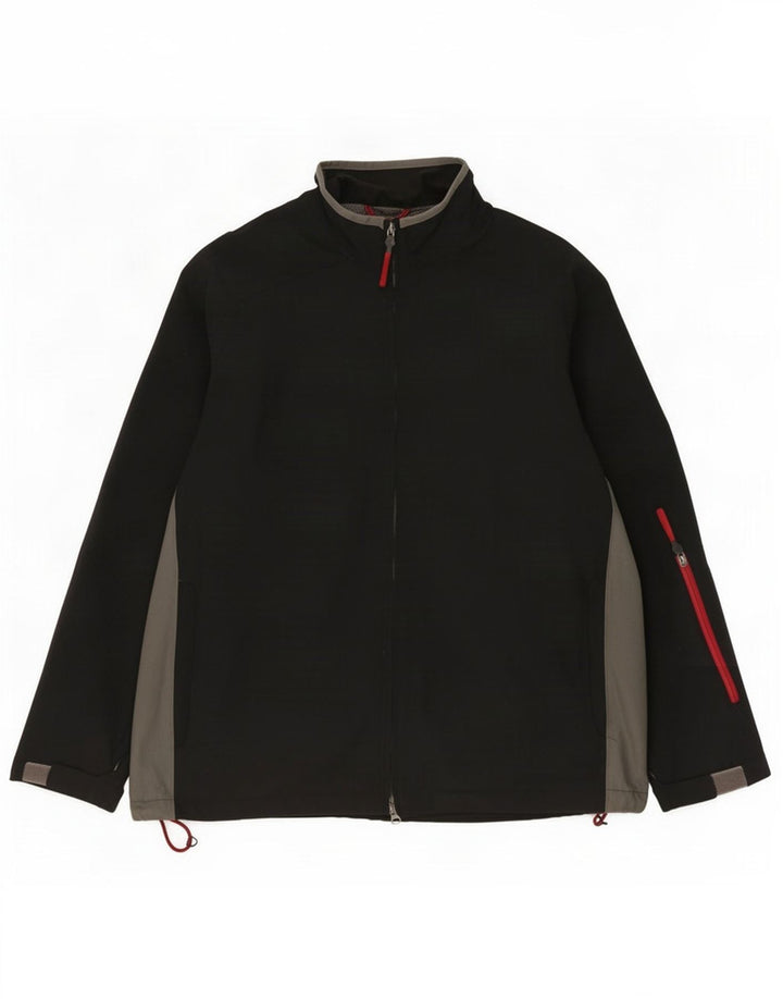 Jachetă de trening pentru bărbați Gap, XL, negru, nailon color bloc