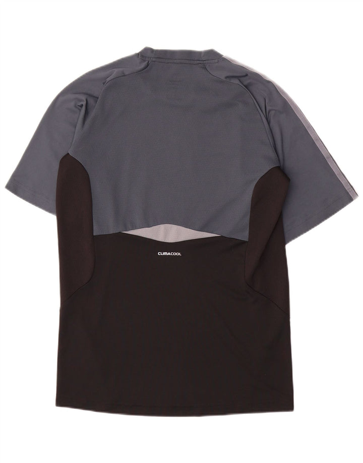 Tricou Adidas Climacool pentru bărbați Top mic negru Colorblock