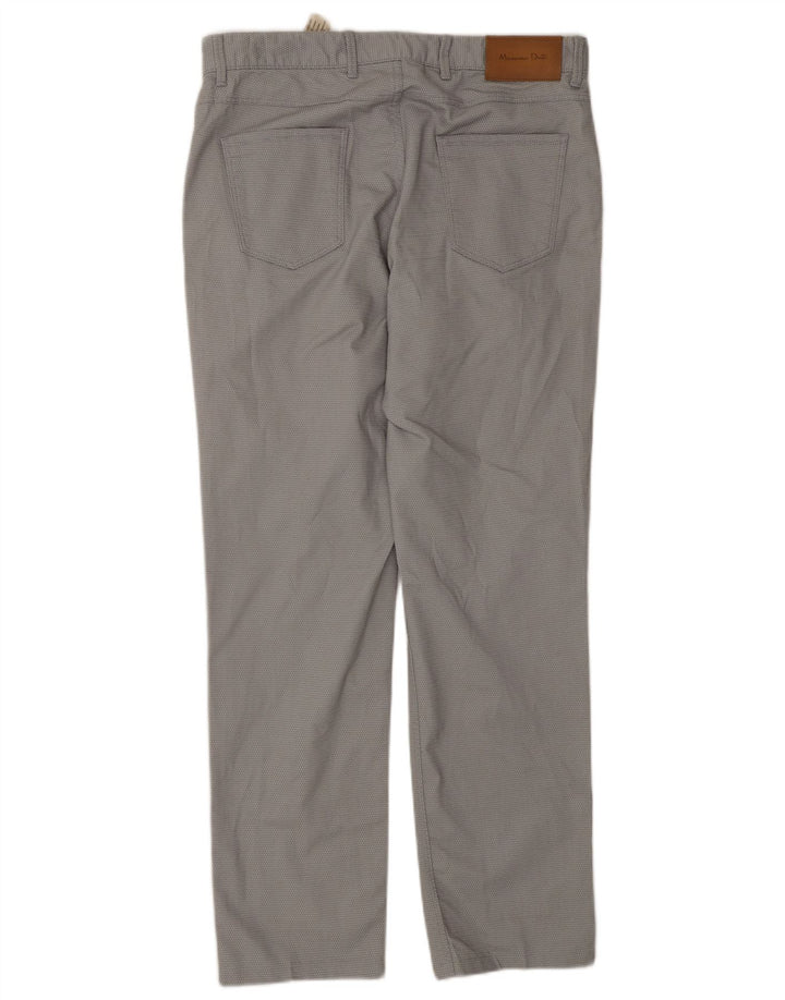 Massimo Dutti Pantaloni chino pentru bărbați EU 40 Medium W31 L30 Gri cu pete