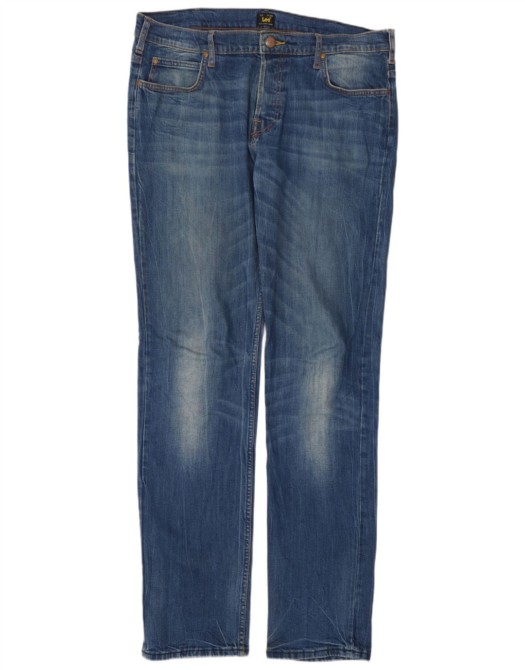 Blugi Lee Powell Slim pentru bărbați W36 L36 Bumbac albastru