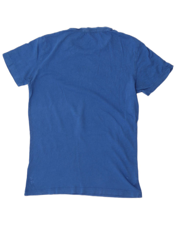 Tricou Calvin Klein Jeans pentru bărbați Top mic, albastru, bumbac