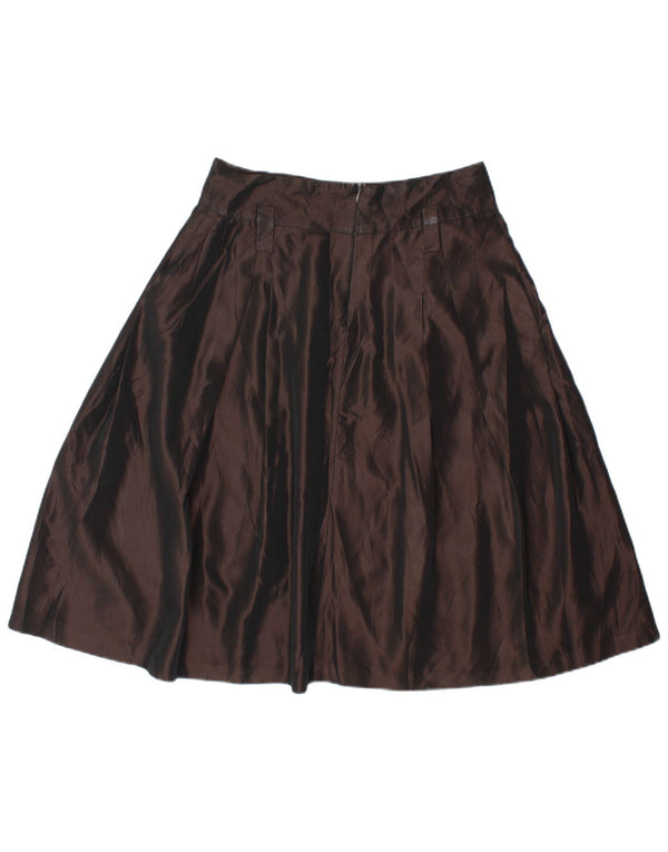 Fustă A-Line Femei Zara Medium W28 Maro Rayon