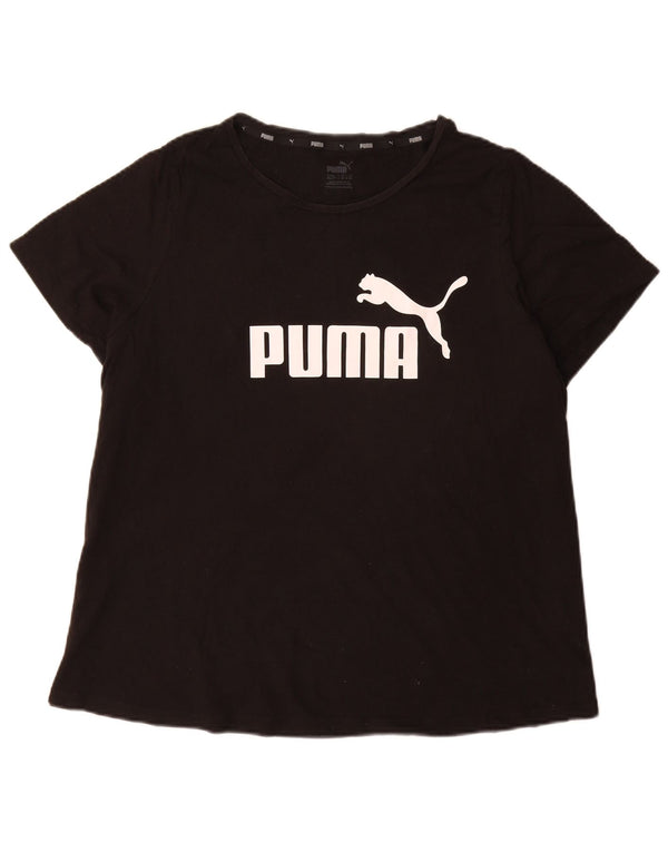 Tricou cu grafic Puma pentru femei Top UK 20 2XL Negru