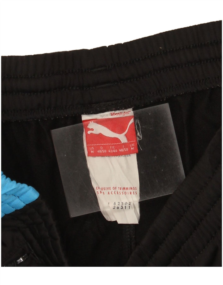 Pantaloni de trening Puma pentru bărbați, negru mediu, poliester color bloc
