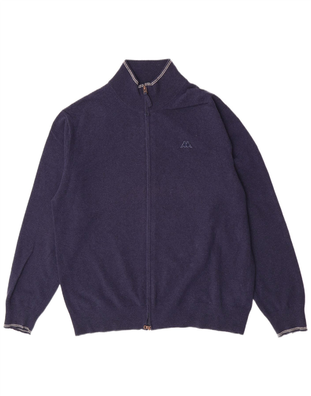 Pulover cardigan pentru bărbați Kappa XL Lână virgină bleumarin