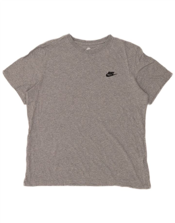 Tricou pentru bărbați NIKE Top mare din bumbac gri