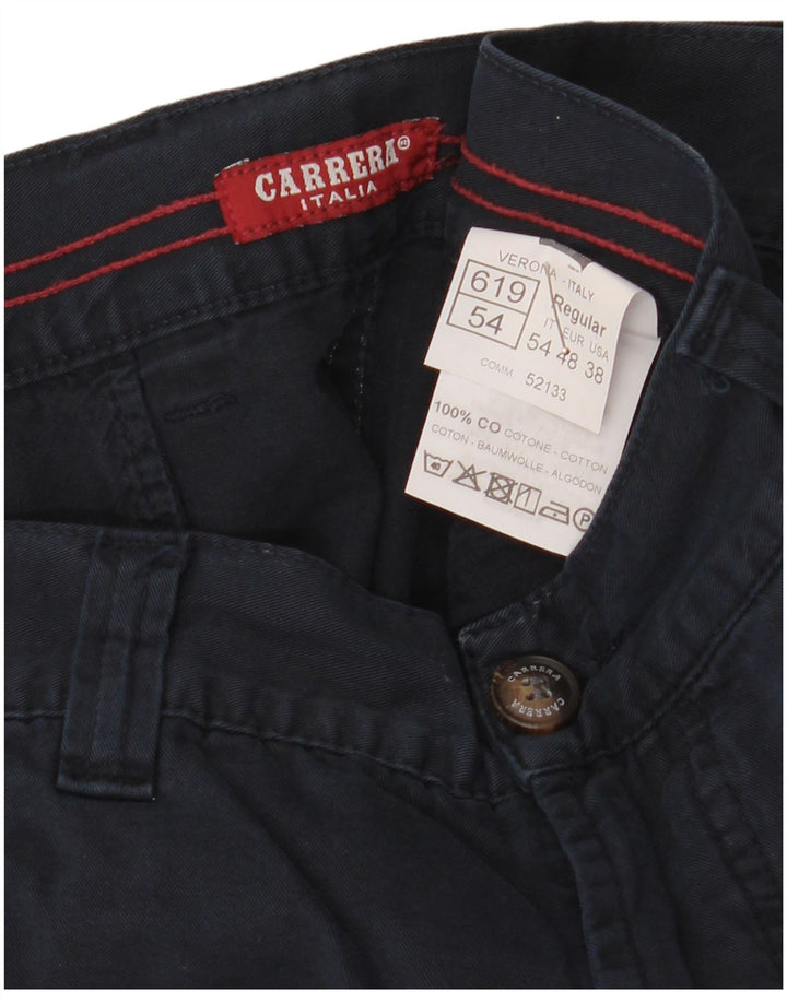Pantaloni cargo obișnuiți drepți pentru bărbați Carrera L38 L34 Bumbac bleumarin