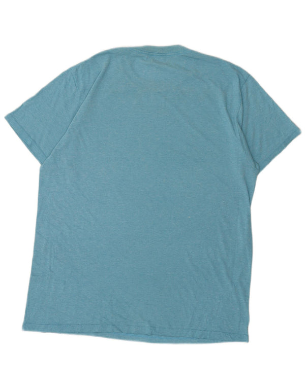 Tricou grafic pentru bărbați Hurley Top mare, albastru, bumbac