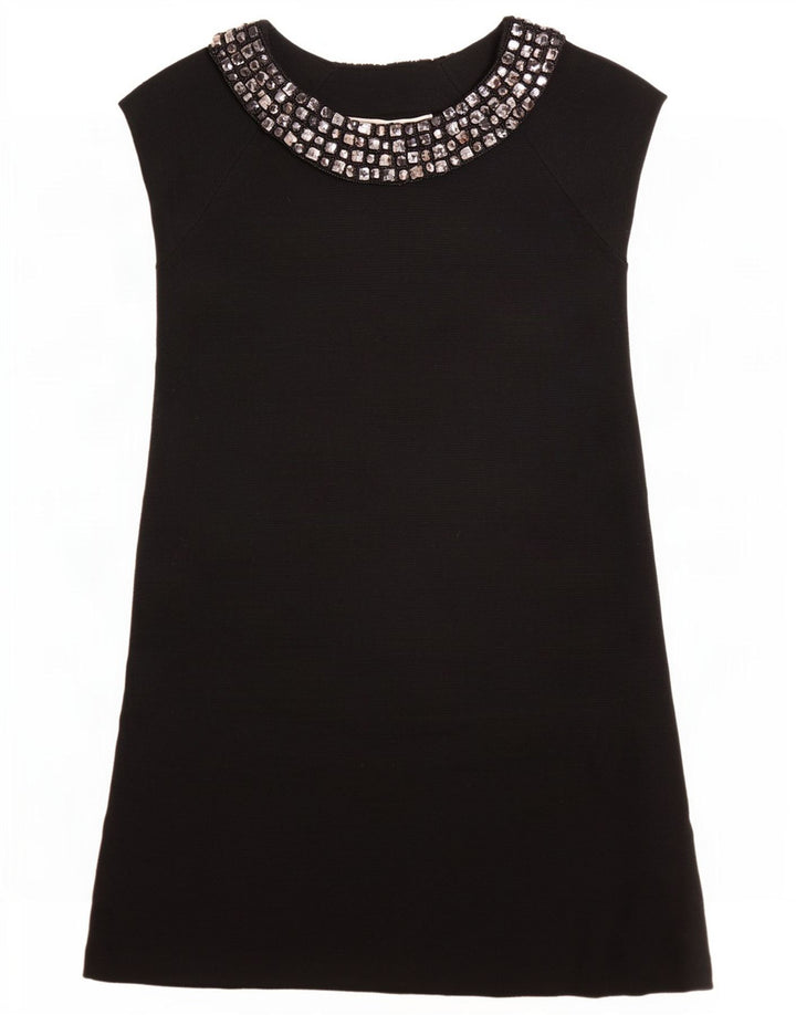 Rochie pentru femei Zara Marea Britanie 8 Mic Negru Acrilic